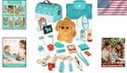 Complete Wooden Vet Doctor Kit - Pretend Play Medical Set For Young Children