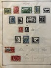 Jamaica - Early Collection Of Used Stamps On  Pages