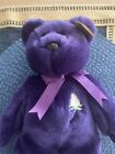 Rare Ty Original Beanie Buddy 1998 Princess Diana Plush Bear 14    White Rose