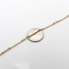 Victorian Solid 10k Gold Bar Cable Link Pocket Watch Fob Chain 7gr
