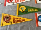 P12  Lot Vintage Mini Football Pennants 