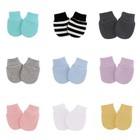 Newborn For Protection Face Scratch Gloves Baby Anti Scratching Soft Cotton Glov