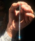 9 50ct Round Cut Lab Created Diamond Tennis Bracelet Solid 14k White Gold Finish