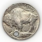 1913 P T1 Type One 5c Indian Head Buffalo Nickel Details Raised Mound 1667