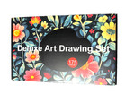     175 Peice Complete Art Set In Deluxe Wooden Box Draw Paint Low Price