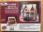 Vtg Orchid All Wood Dollhouse Kit Victorian Cottage Open Box Missing Few Windows