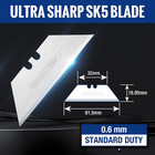 Utility Knife Blades  Sk5 Steel  100-pack With Dispenser