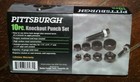 Pittsburgh 10pc Knockout Punch Set With Case -drive Bolt Design- Model  60575