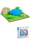 Halftoys Magnetic 3-d Puzzle Dinosaur Figures Toy Set For Kids  ankylo 