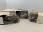Antique Auto Coin Banks Lot Of 3 In Packaging Gold Copper Toned Made In Usa