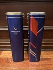 Two Grey Goose Vodka Limited Edition Flip Top Tin Bottle Holder 14  Collectible