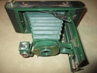Vintage Kodak Rainbow Hawk-eye No  2a Model B Green Folding Camera