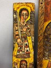 251034 - Extremely Rare Antique - 18th Cent - Coptic Wooden Icon - Ethiopia 