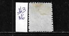 Turks   Caicos Is  Scott  3 1867 1    slate Blue   Unwmk- Mint Ng