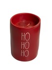 Rae Dunn By Magenta Ho Ho Ho Red Ceramic Jar Candle Cinnamon Buns Christmas 10oz