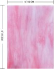 9 Sheets Stained Glass Sheet Pink And Purple Collection  4 X 6 Inch Stained Glas