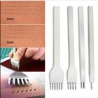 Leather Craft Punch Kit Stitching Carving Sewing Working Saddle Groover Tool Set
