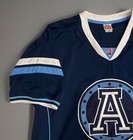 Vintage Cfl Toronto Argonauts Jersey All Stitched Blue White Men   s Size Xl