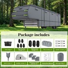 Waterproof 5th Wheel Rv Cover Motorhome Camper Storage Cover 29 -33  Ft