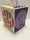 Artful Faces Tissue Cover Multicolor Dusen Inspired Phyllis Square Boutique Size