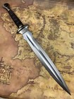 Ubr Custom Handmade D2 Tool Steel Fantasy Dagger Sword With Leather Sheath