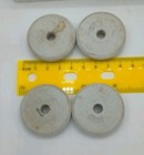 Mixed Lot Vintage White Ceramic Cabinet Or Drawer Pull Knobs - Sizes In Photos 