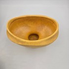 Vintage 1960   s Mccoy Floraline Usa Yellow W Speckles Planter Vase Pedestal Mcm