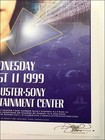 Roger Waters Signed 1999 Original Camden Nj Concert Poster