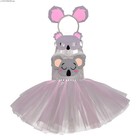 Baby Girls Koala Bear Tutu Dress For Kids Toddler Halloween Animal Costumes