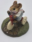 Wee Forest Folk 1983 Retired Mousey s Tricycle M-101- Mint With Bag In Box