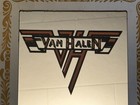 Vintage 1980 s Van Halen Logo Carnival Fair Prize Medium Glass Mirror 8x8 