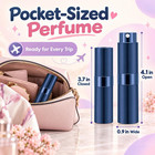 8ml Perfume Travel Refillable  4 Pcs Cologne Atomizer Spray Bottle