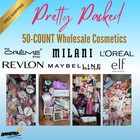 Wholesale Lot Of 50 Cosmetics Branded   Nyx  Elf  The Cr  me Shop  Milani Resell
