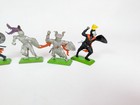 Vintage Lot Of 4 Britains Ltd 1971 Deetail Medieval Knights Toy Soldiers Figures