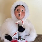 Byers Choice -polar Girl With Candy Cane 2011