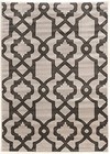  Elegance Collection Geo 2 Light Synthetic Rugs  8  X 10   Gray 