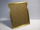 Vintage 24k Gold-plated Art Deco Photo Picture Frame  10-1 8 x8-1 8 