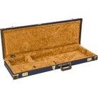 New Fender Classic Wood Guitar Hard Case Stratocaster Telecaster  Navy Blue