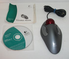 Logitech Trackman Marble Mouse T-bc21 Usb Wired Pc Trackball 810-000767