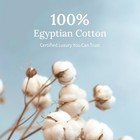 Certified Luxury 100  Egyptian Cotton Bed Sheets  California King Sheets Set    