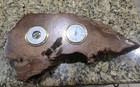 Vintage Germany Barometer Weather Station Mounted In Beautiful Polished Wood