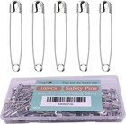 100pcs Safety Pinsupgraded  2inch Safety Pin  Rust-resistant Nickel Plated St   