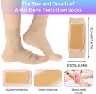 Lace Bite Gel Pads Ice Skating Padded Front Foot Protection Sleeve  Ice Skate Bo