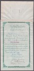 John D  Rockefeller Sr  - Stock Certificate Signed 01 22 1884 With Co-signers