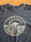 O neill Short Sleeve T Shirt Men   s Size Small med Ocean Wave Graphic Navy Blue