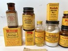 Vintage Kodak Darkroom Chemical Lot Dektol D-76 Elon Microdol Potassium Bromide 