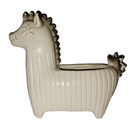 Rare Vtg Mcm 1960s Holt Howard White Horse Planter Starry Eyes Atomic Space Age