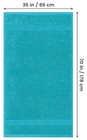 Utopia Towels - Luxurious Jumbo Bath Sheet 2 Piece - 600 Gsm 100  Ring Spun