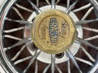 Vintage Cragar Star Wire Chrome Gold 14   x7    4 75 Lug Bolt 30 Spoke Rim 5 Lugs  2