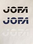 Jofa 390 And More Helmet Decals Stickers-jagr Selanne Lemieux Set Of 3 Blue